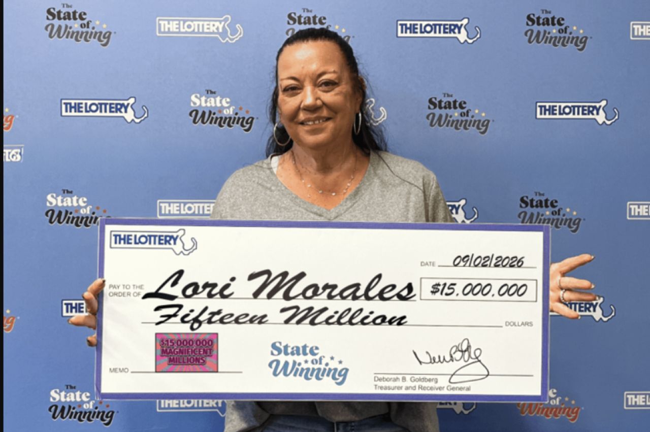 Springfield Woman Wins $15 Million Massachusetts Lottery Scratch-Off Prize