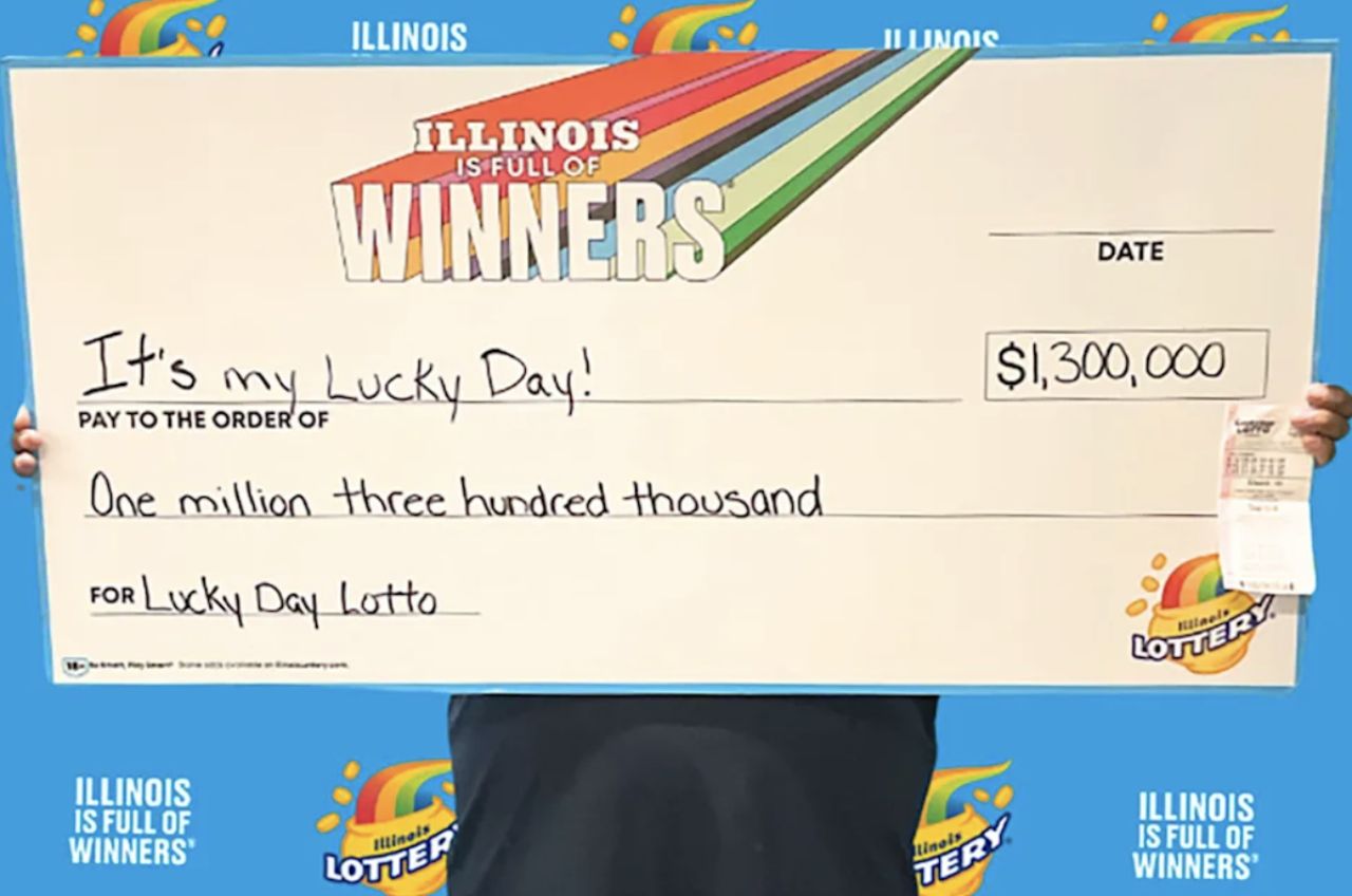 Illinois Man Wins $1.3 Million Lucky Day Lotto Jackpot After Random Gas Station Stop
