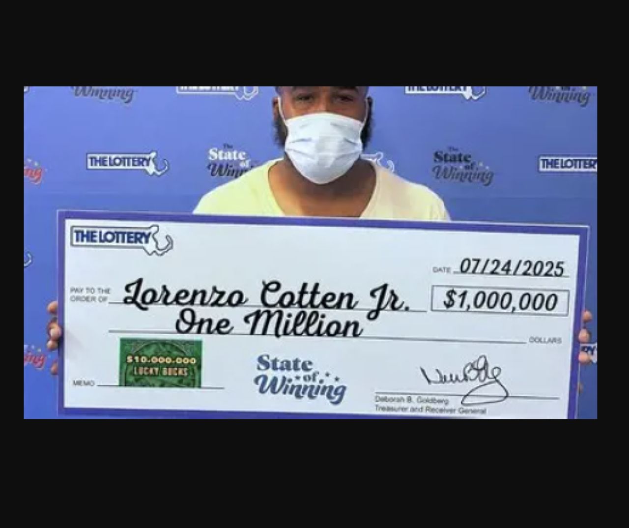 Massachusetts Lottery Player Claims $1 Million Scratch Ticket Prize