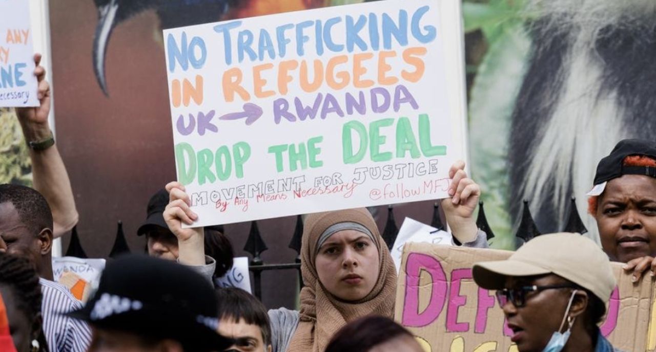 UK Sends First Failed Asylum Seeker to Rwanda, Stirring Pre-Election Controversy