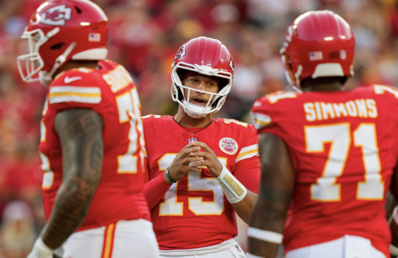 Patrick Mahomes Lauds Young Chiefs O-Line After Preseason Finale Against Bears