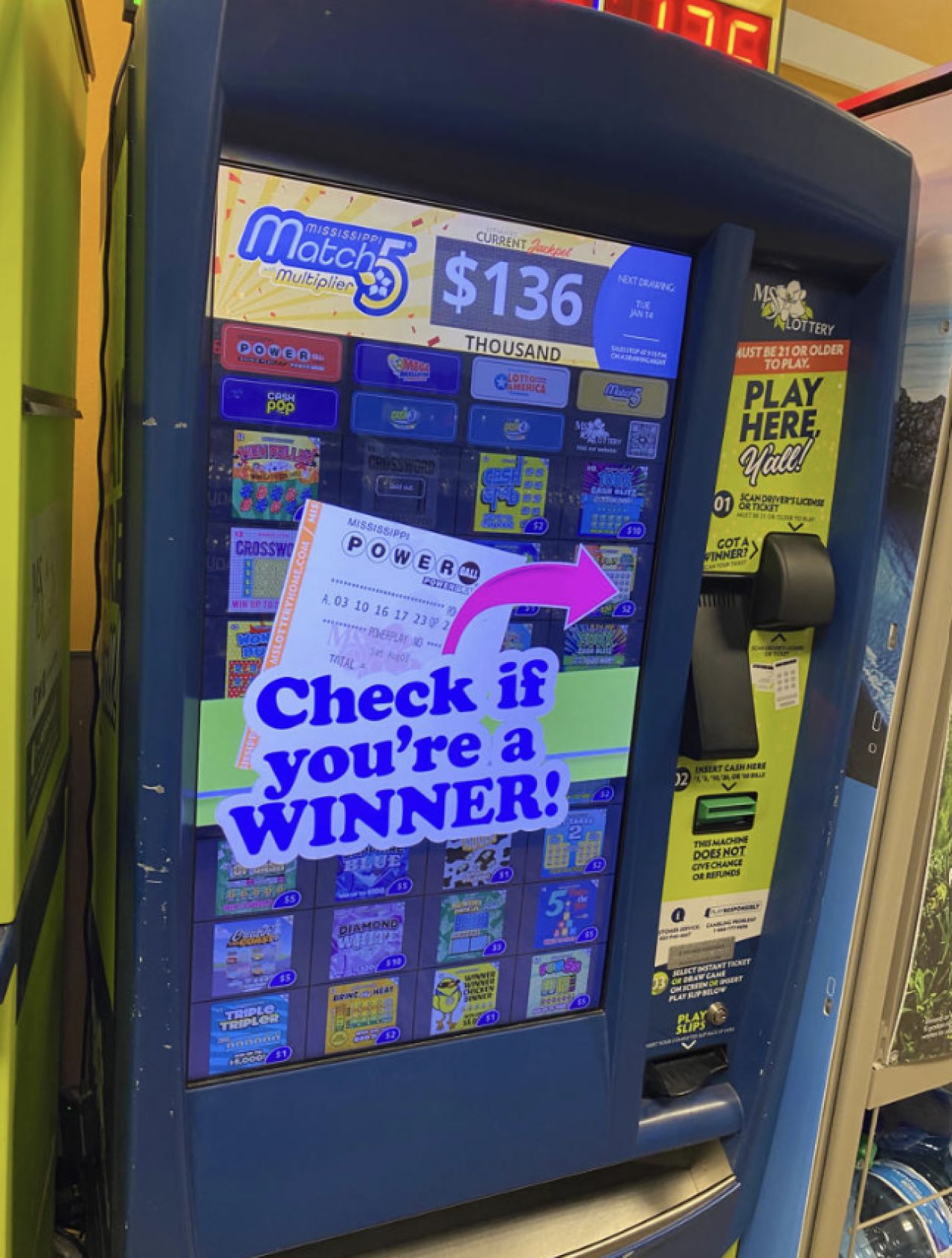 Mississippi Lottery Results for June 13, 2026: Winning Numbers for Match 5, Cash 3, Cash 4 &amp; Cash Pop