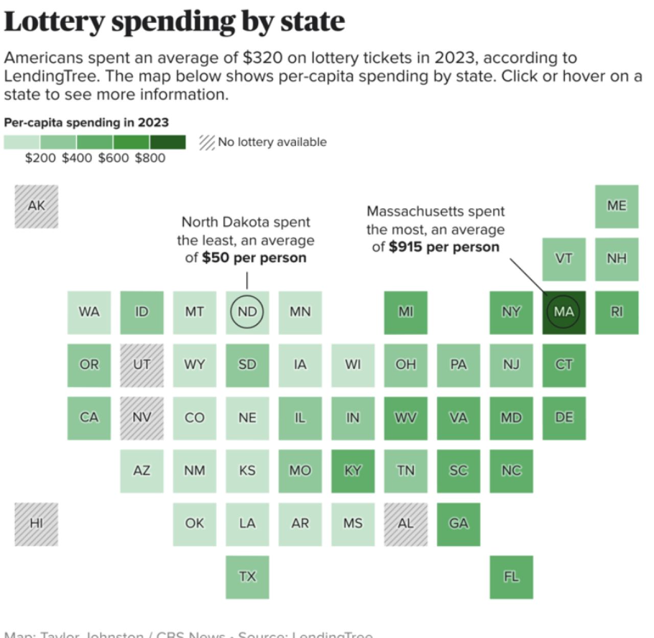 Powerball Jackpot Soars: The States Spending Big on Lottery Dreams