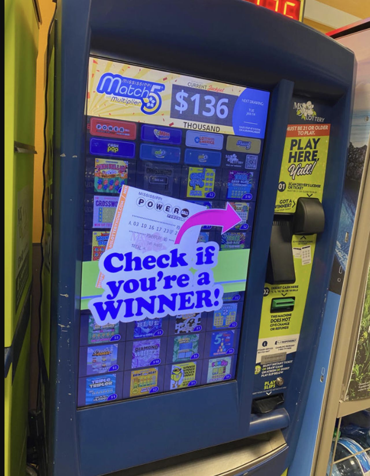 Mississippi Lottery Results for June 25, 2026: Match 5, Cash 3, Cash 4 &amp; Cash Pop